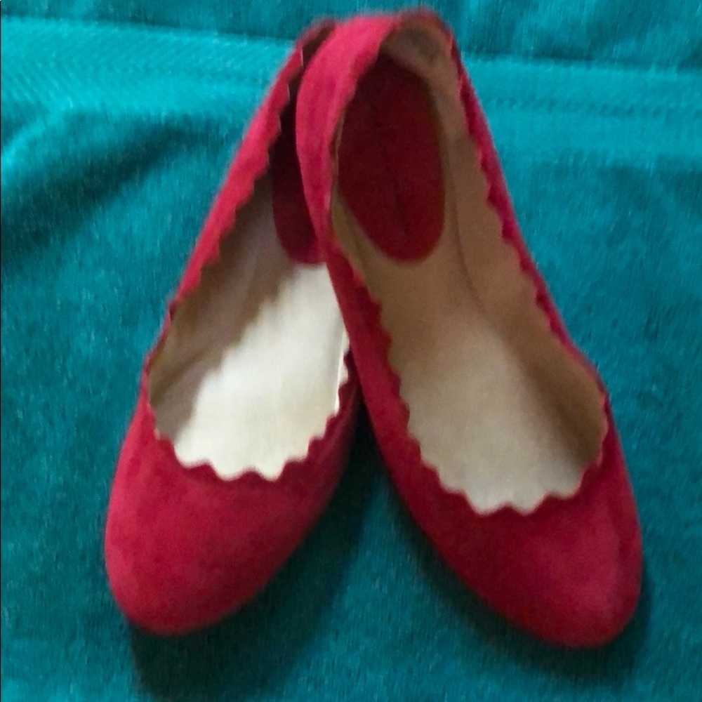 Talbots red flats